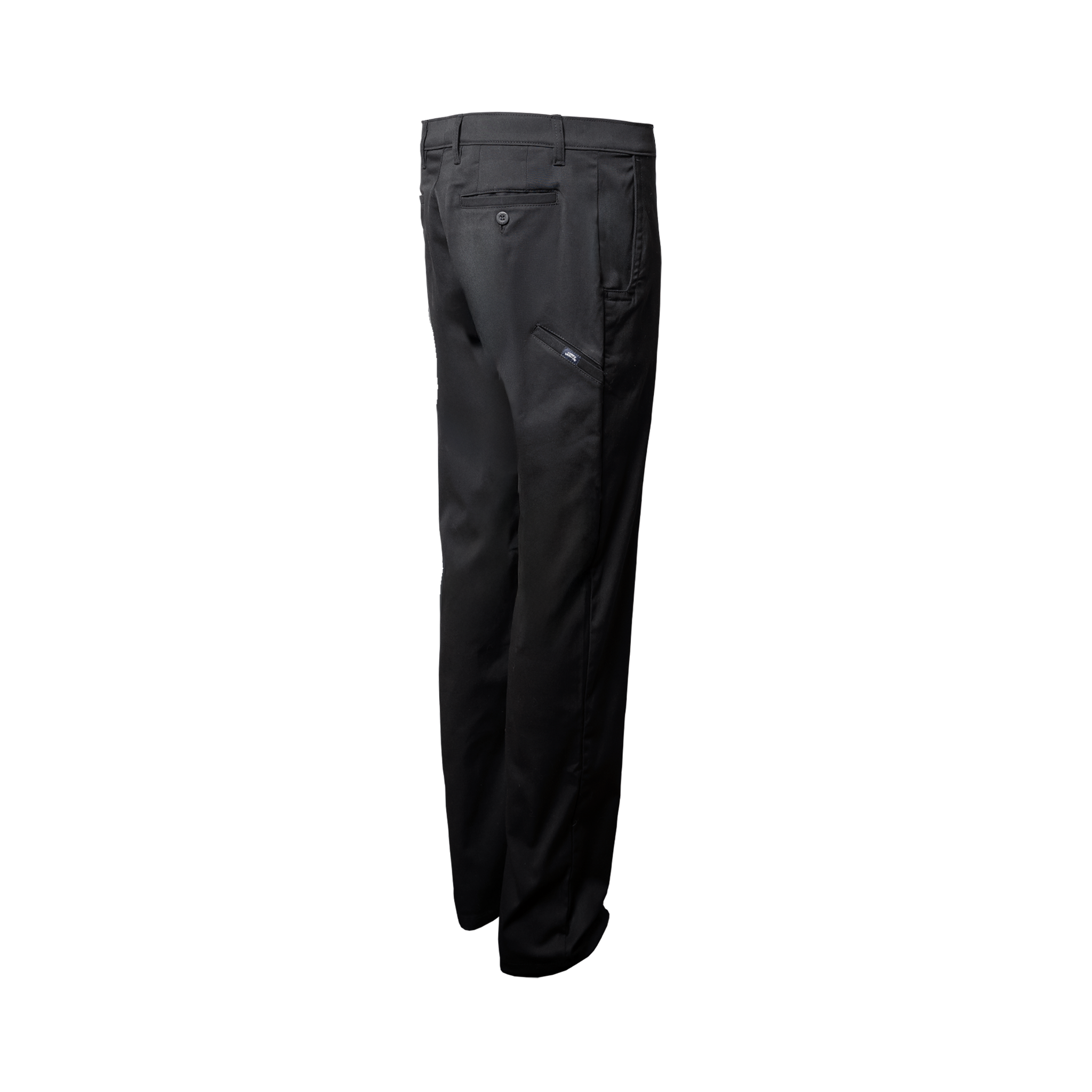 Black pants on a white background