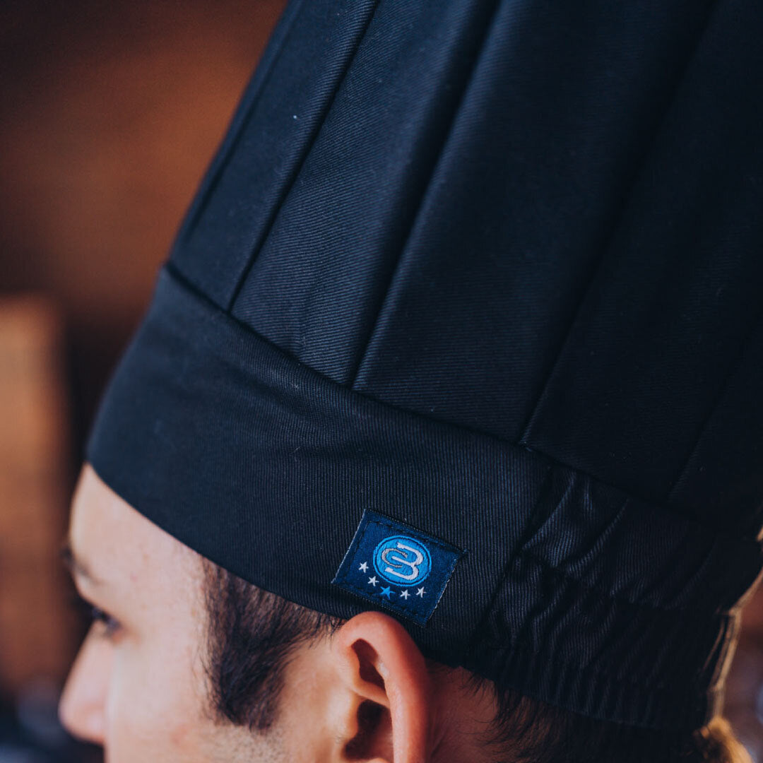 Chef Toque Blanche - Executive Short 18cm - Black