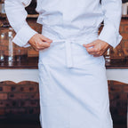 Tapered Apron - White