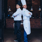 Tapered Apron - White