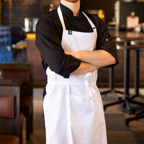 Bib Apron - White