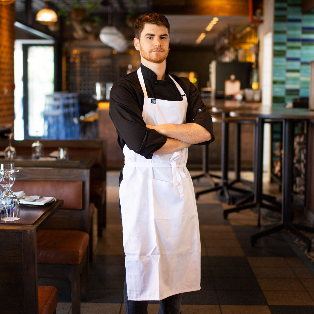Bib Apron - White
