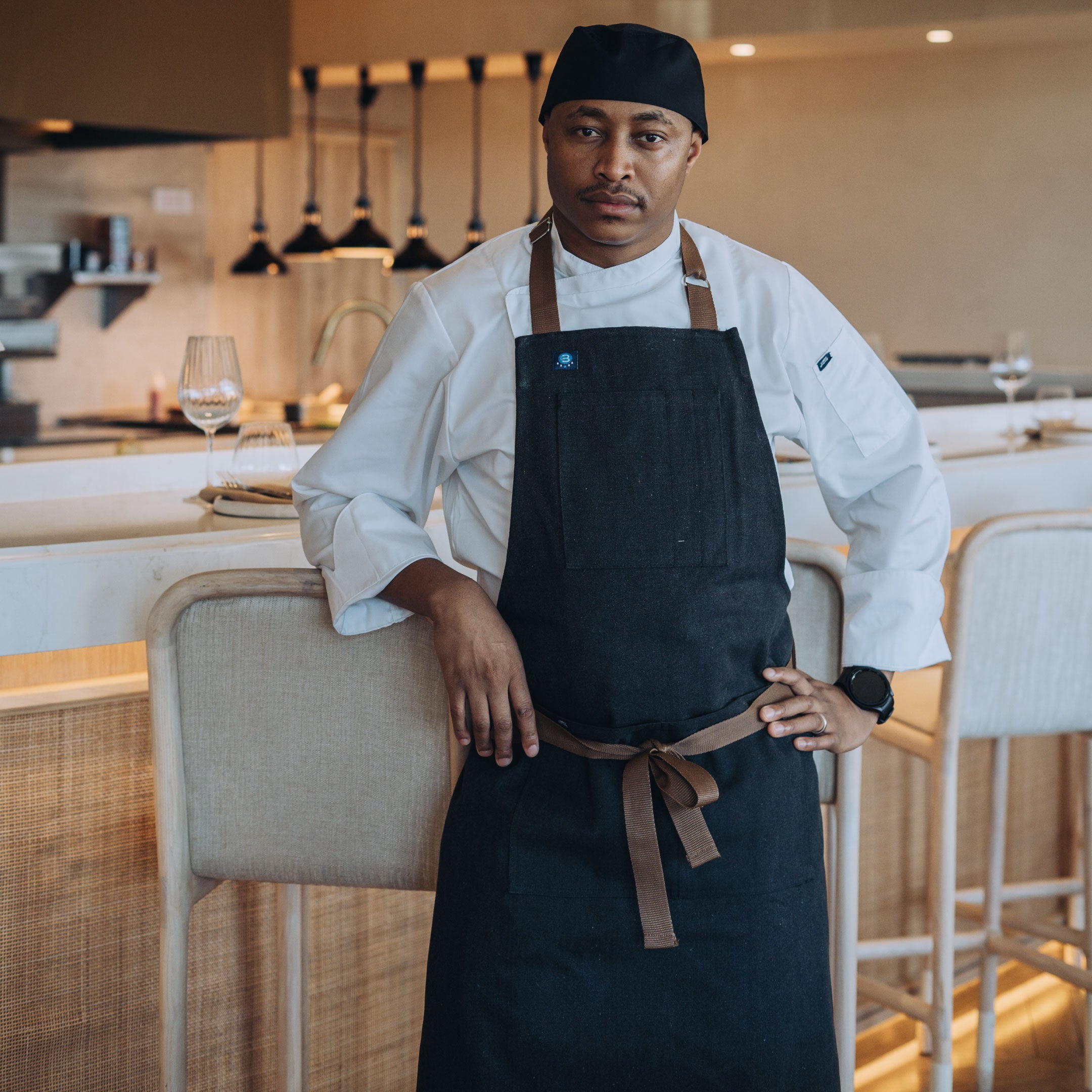 Michigan Black Apron