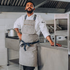 Bridgerton Grey Apron