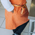Williamsburg Orange Apron