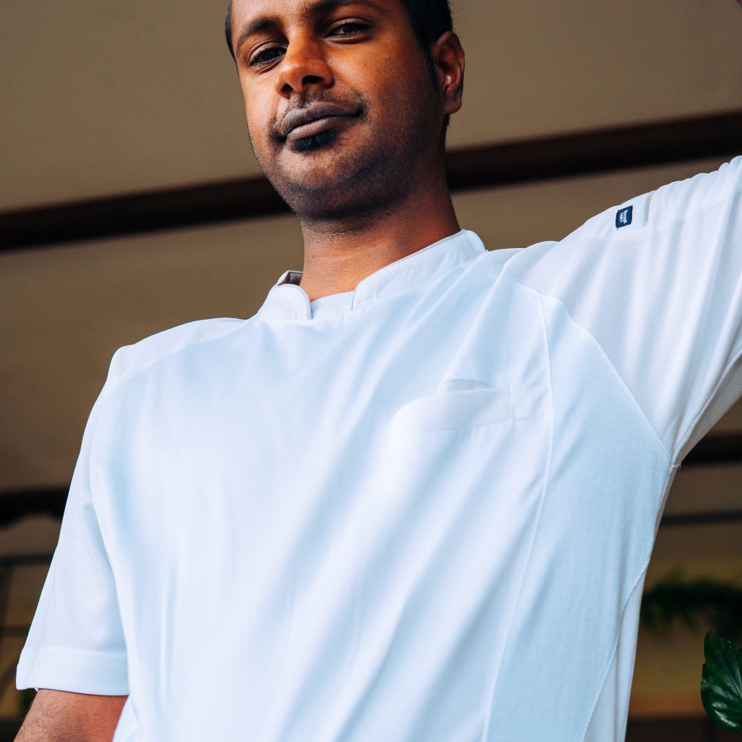 The Beverly - White/Grey trim