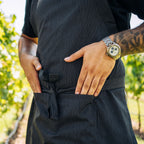 Bib Apron - Pin Stripe