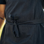 Bib Apron - Pin Stripe