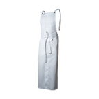 White apron with straps on a white background