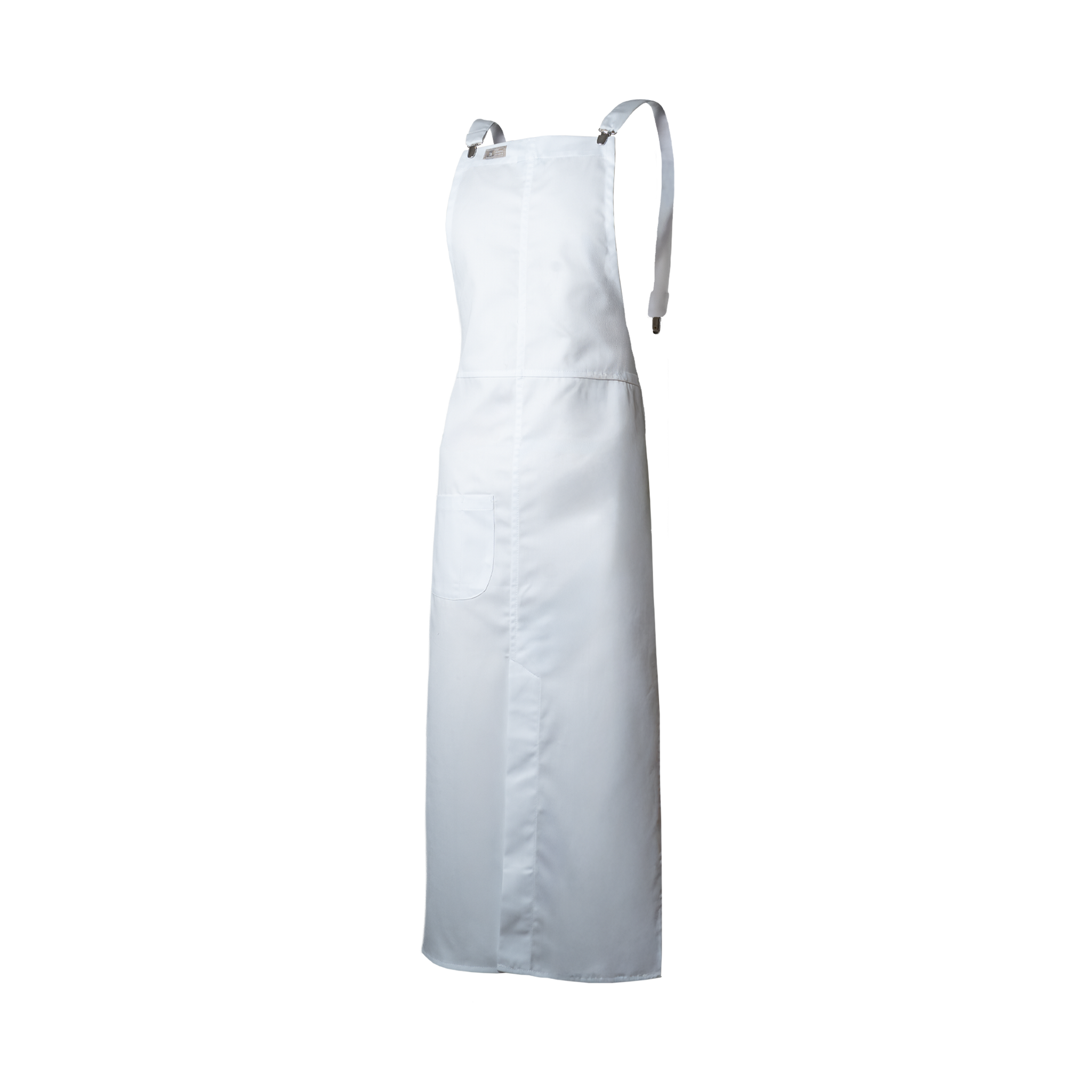 White apron on a white background