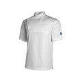 White chef's shirt on a white background