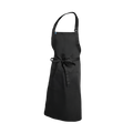 Black apron on a white background