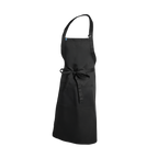 Black apron on a white background