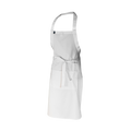 White apron on a white background