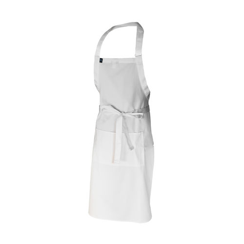White apron on a white background