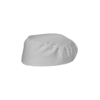 White chef's hat on a white background