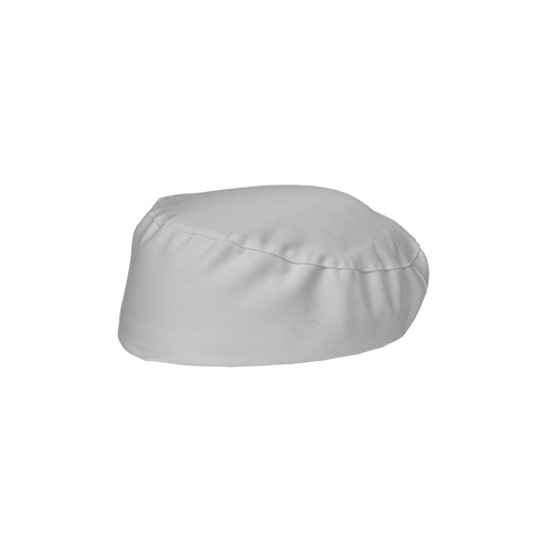 White chef's hat on a white background