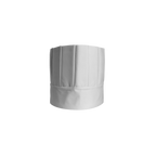 White chef's hat on a white background