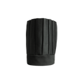 Black chef's hat on a white background