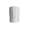 White chef's hat on a white background