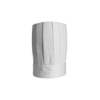 White chef's hat on a white background