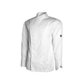 White chef's coat on a white background