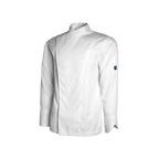 White chef's coat on a white background