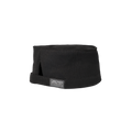 Black chef's hat on a white background