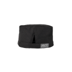 Black chef's hat on a white background