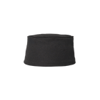 Black chef's hat on a white background