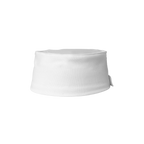 White chef's hat on a white background