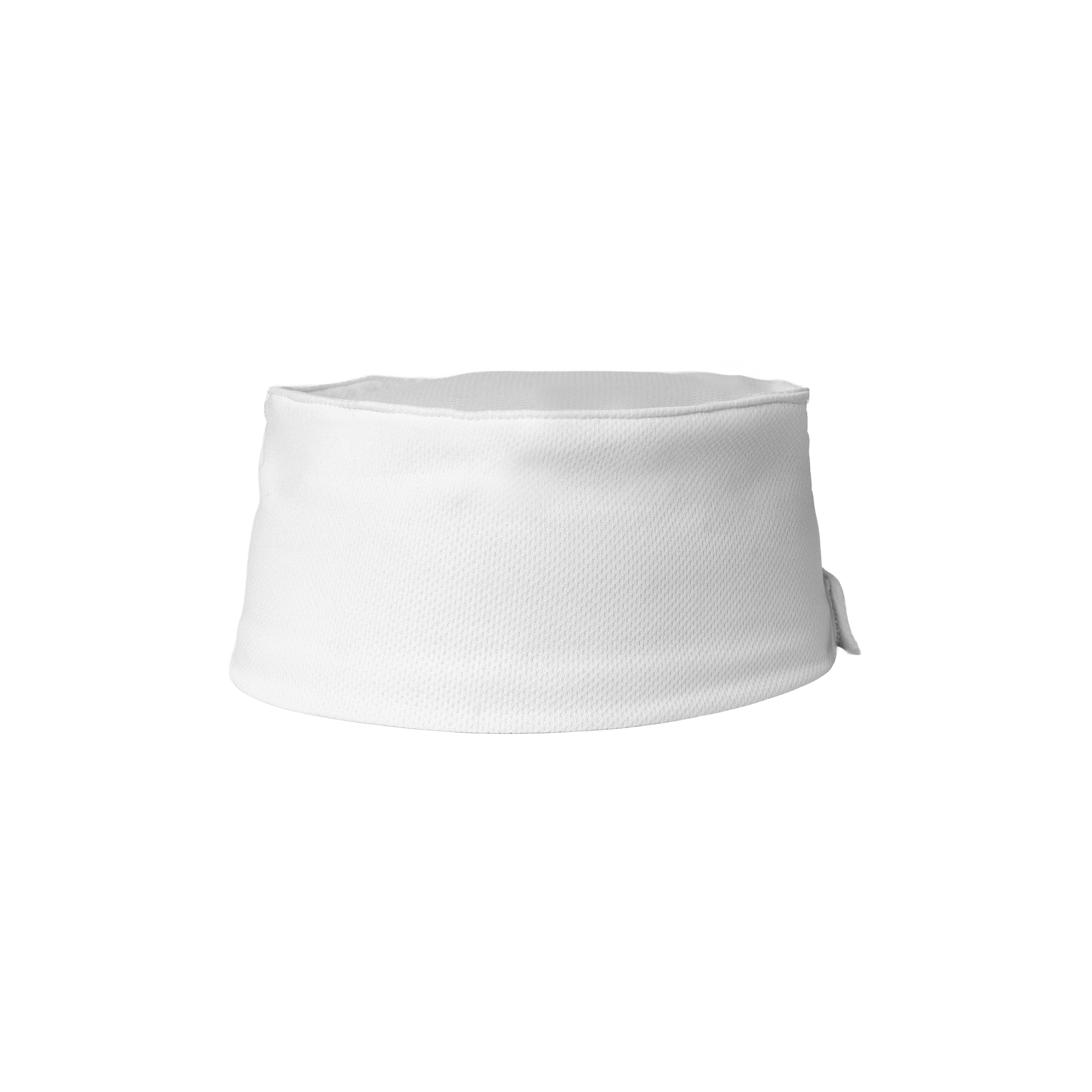 White chef's hat on a white background