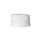 White chef's hat on a white background