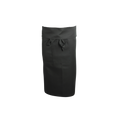 Black apron on a white background