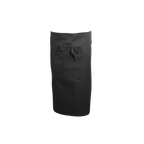 Black apron on a white background