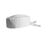 White chef's hat on a white background