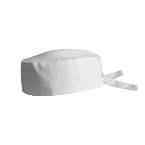 White chef's hat on a white background